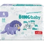 Підгузки Dino Baby Розмір 6 (16+ кг) 32 шт (4823098413240) - зменшене зображення 1