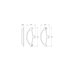 Гальмівні колодки Bosch 0 986 461 148 зображення 1