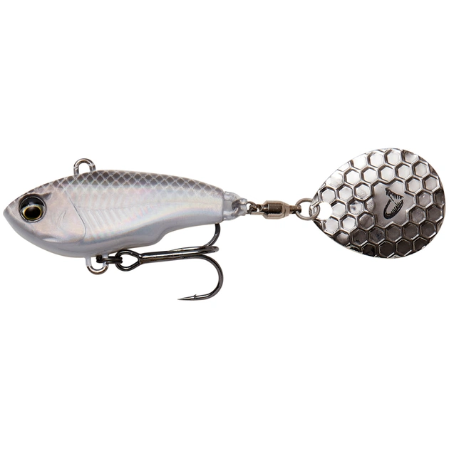 Блешня Savage Gear Fat Tail Spin 65mm 16.0g White Silver (1854.11.70) - зображення 1