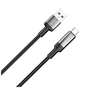 Дата кабель USB 2.0 AM to USB-C 2.0m 6A braided wire black ColorWay (CW-CBUC097-BK) - зменшене зображення 2