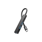 Концентратор XO USB-C 4-in-1 порти XO HUB014B.black (HUB014B.black) - зменшене зображення 3