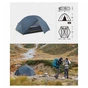 Намет Naturehike двомісний ультралегкий Mongar UL NH19M002-J, темно-синій (6975641882596) - зменшене зображення 6