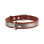 Нашийник для тварин Collar зі світловідбиваючою стрічкою Ш 35 мм Д 48-63 см коричневий (02986) - зменшене зображення 2