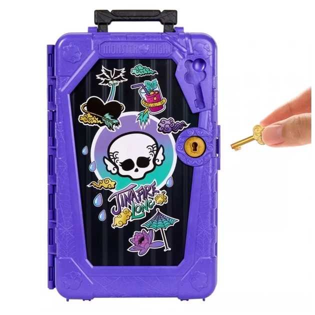 Кукла Monster High Набор-сюрприз Кошмарные каникулы Ужас-секреты Джинифайер (JDR52) - изображение 8