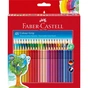 Карандаши цветные Faber-Castell Grip, акварельні, 48 кольорів в картонній коробці, 112449 (26535) - уменьшенное изображение 1