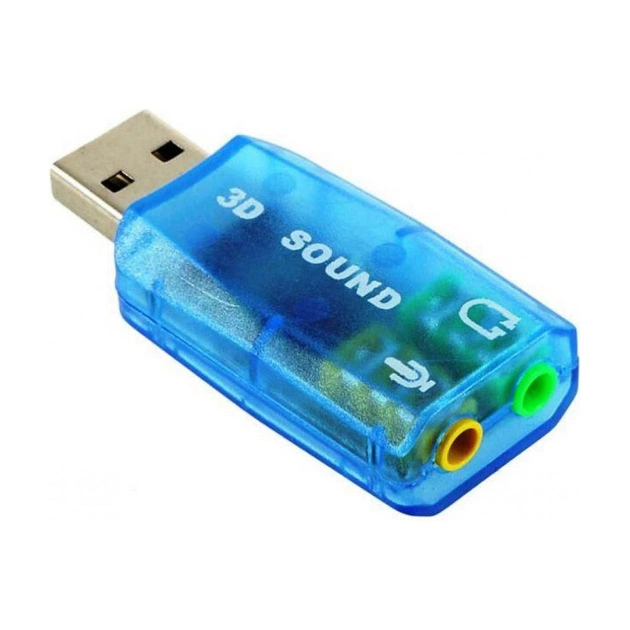 Звукова плата Dynamode USB 6(5.1) blue (USB-SOUNDCARD2.0 blue) - picture 2