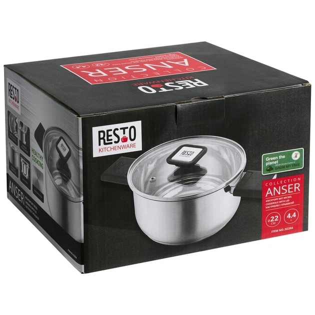 Каструля Resto Anser 22 см 4.4 л (92204) - picture 12