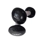 Гантельний набір LiveUp Vinyl Dumbbell Egg Head вінілові чорні 2х4кг LS2001-4 (6951376138313) - зменшене зображення 1