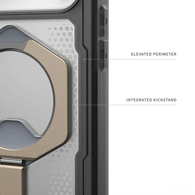 Чохол до мобільного телефона UAG Plasma XTE MagSafe iPhone 17 Pro Max Ash/Titanium (114528113136) - picture 4