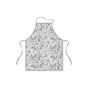 Фартук ARDESTO Grey leaves 60х80см, 100% полиэстер, серый (ART12GL) - уменьшенное изображение 1