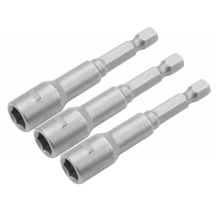 Головка магнітна Tolsen 13 мм 1/4"х65 мм 3 шт (77848) зображення 1