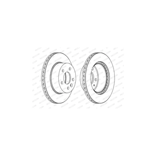 Гальмівний диск FERODO DDF860 зображення 1