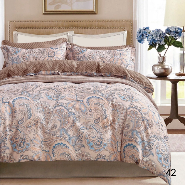 Постільна білизна Isleep полуторна Сатин Twill 42 (42_pl_Isleep) - изображение 1