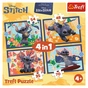Пазл Trefl Disney Stitch The Movie Отпуск на Гавайях 4 в 1 (35, 48, 54, 70) (5900511346664) - уменьшенное изображение 6