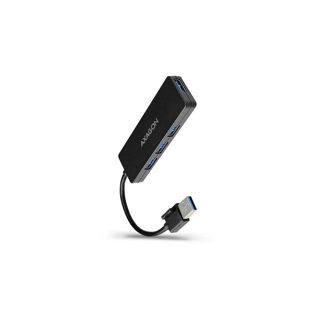Концентратор AXAGON USB 3.1 to 4xUSB 3.0 black (HUE-G1A) - изображение 1