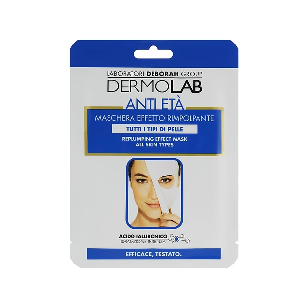 Маска для обличчя Dermolab Replumping Effect Mask Тканинна (8009518295276) - picture 1