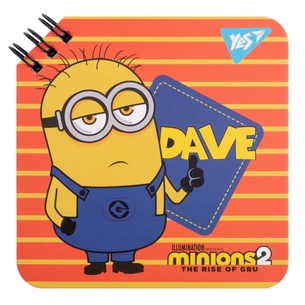 Блокнот Yes Minions 110 х 110 80 аркушів (151753) зображення 1