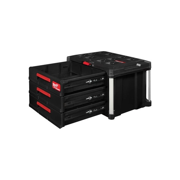 Ящик для інструментів Milwaukee PACKOUT з 3-ма висувними відсіками (4932472130) - picture 4