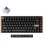 Клавіатура Keychron K2HE Gateron Double-Rail Magnetic Nebula Hot-swap QMK Wireless/Bluetooth/USB-А UA Wood/Black (K2H-F1-UA) - зменшене зображення 7