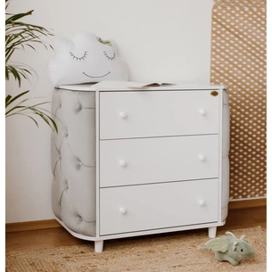 Комод-пеленатор Angelo Luna сірий (велюр) 90х51х90 (30006) зображення 1