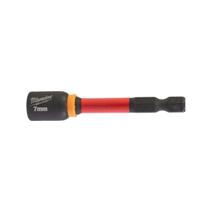 Головка магнітна Milwaukee 1/4", шестигранна, 7 мм Shockwave, ударостійка (4932492437) зображення 1