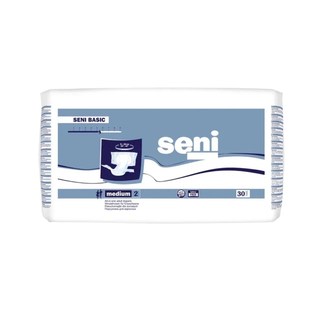 Підгузки для дорослих Seni Basic Medium 30 шт (5900516693794) - зображення 1