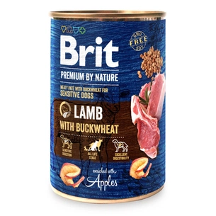 Вологий корм для собак Brit Premium by Nature з ягням (8595602561858) зображення 1