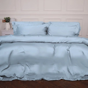 Постельное белье MirSon Tencel №04 Blue 200 x 220 Евро (2200009369551) изображение 1