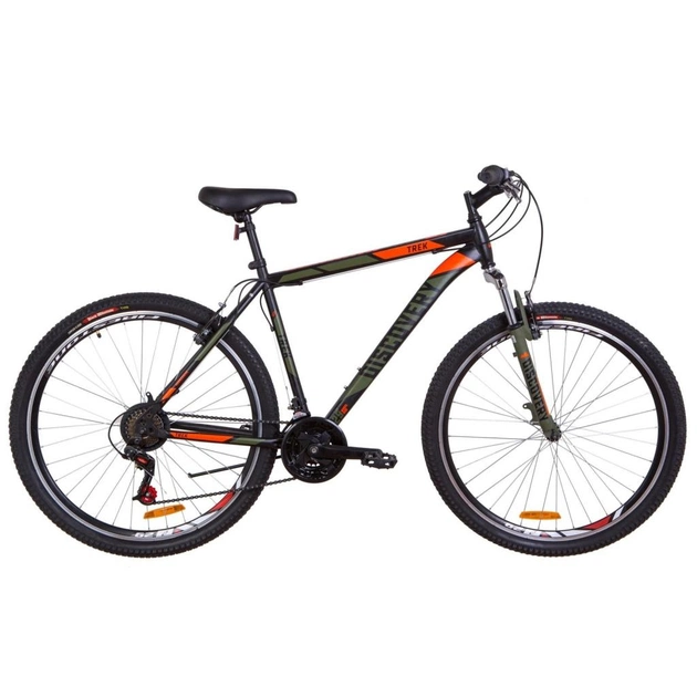 Велосипед Discovery 29" TREK AM Vbr рама-20" 2019 чорно-помаранчевий хакі (OPS-DIS-29-039) - зображення 1