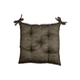 Подушка на стілець Прованс CHENILLA Коричнева 40х40 (034851) - зменшене зображення 1