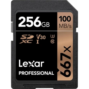 Карта пам'яті Lexar 256GB SDXC class 10 UHS-I U3 V30 667x Professional (LSD256B667) зображення 1