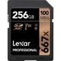 Карта пам'яті Lexar 256GB SDXC class 10 UHS-I U3 V30 667x Professional (LSD256B667) - зменшене зображення 1