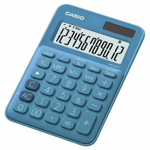 Калькулятор Casio MS-20UC-BU-W-EC, синій (CALC-CAS-MS-20UC-BU) зображення 1