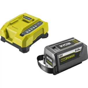 Набір акумулятор + зарядний пристрій Ryobi Max Power RY36BK60B-160, 36V, 1х6Ah, ЗП 6А швидкозарядний (5133005977) зображення 1