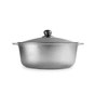 Каструля Brizoll алюмінієва з алюмінієвою кришкою 6 л (10-006-4) - зменшене зображення 4
