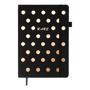 Книга записна Buromax RELAX А5 96 аркушів, чистий (чорн. бум.) золотий (BM.295422-23) зображення 1