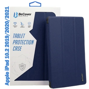 Чохол до планшета BeCover Tri Fold Soft TPU mount Pencil Apple iPad 10.2 2019/2020/2021 Deep Blue (708456) зображення 1