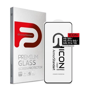 Скло захисне Armorstandart Icon Xiaomi Poco X6 5G/Poco X6 Pro 5G/M6 Pro 4G Black (ARM73496) зображення 1
