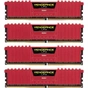Модуль пам'яті для комп'ютера DDR4 16GB (4x4GB) 3000 MHz Vengeance LPX Red Corsair (CMK16GX4M4B3000C15R) - зменшене зображення 1