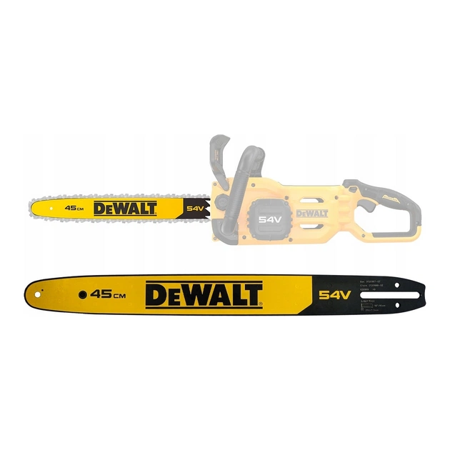 Шина для ланцюгової пили DeWALT 3/8", 1.3 мм, довжина 18"/45 см (DT20687) - picture 3