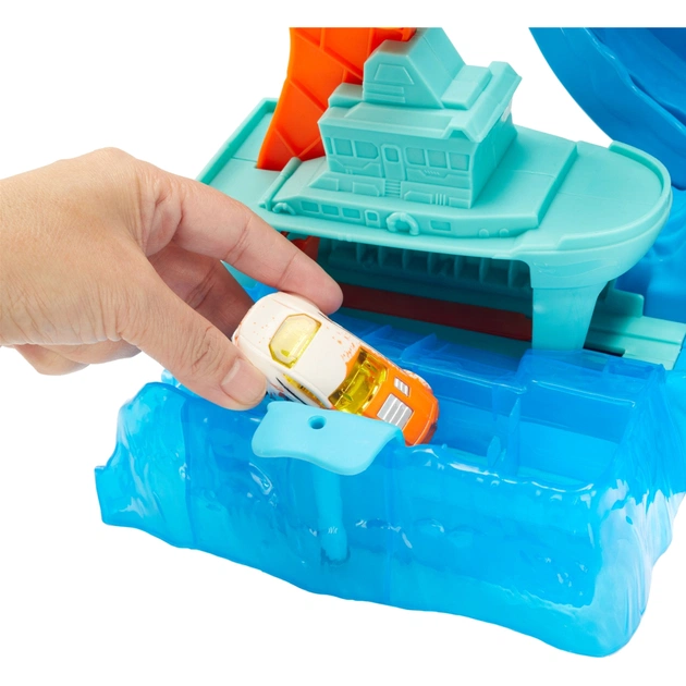 Автотрек Hot Wheels Голодна Акула-робот із серії "Зміни колір" (GJL12) - picture 9