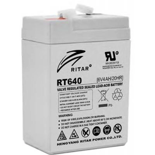 Батарея к ИБП Ritar AGM RT645, 6V-4Ah (RT640) - изображение 1