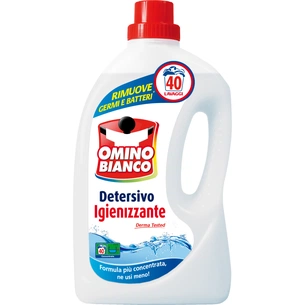 Гель для прання Omino Bianco Detersivo Igienizzante Антибактеріальний 2 л (8003650010681) зображення 1