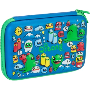 Пенал Cool For School 1 відділення з органайзером синій (QT-5622-Blue) зображення 1