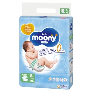 Підгузки Moony S 4-8 кг 70 шт (4903111244102) зображення 1