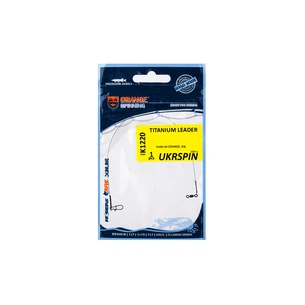 Повідець Ukrspin Orange Spinning титан з вертлюгом 20см 9кг(18lb)/0.3мм (1590.02.65) изображение 1