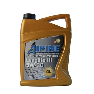 Моторна олива Alpine 5W-30 Longlife III 4л (0285-4) зображення 1