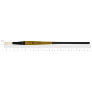 Пензлик для малювання Rosa Щетина кругла, AMBER 2306R, №8 (4823098533252) изображение 1