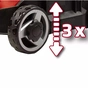 Аератор Einhell скарифікатор GC-SC 18/28 Li-Solo, 18 В, 28 см, ножі 12 шт, 6.65 кг (без АКБ та ЗП) (3420604) - зменшене зображення 3