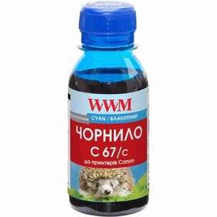 Чорнило WWM Canon PFI–107 100г Cyan PFI–107С (C67/C-2) зображення 1